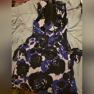 Floral Print Sleeveless Dress